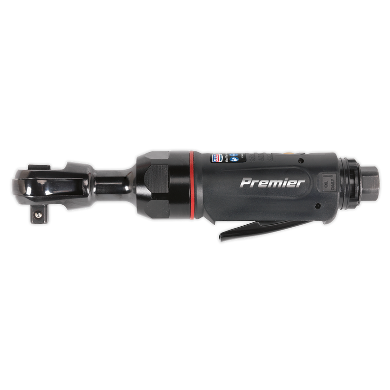 Sealey SA631 Premier Compact Air Ratchet Wrench 3/8"Sq Drive - additional view 2