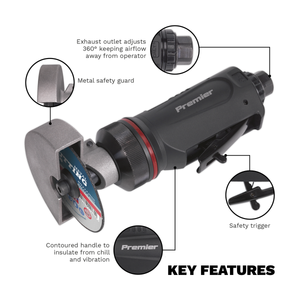 Sealey SA650 Premier Air Cut-Off Tool 75mm - additional view 3