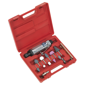 Sealey SA67 Air Die Grinder Kit 16pc