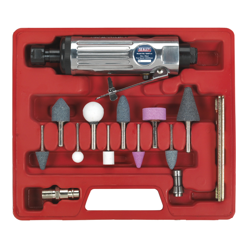 Sealey SA67 Air Die Grinder Kit 16pc - additional view 4
