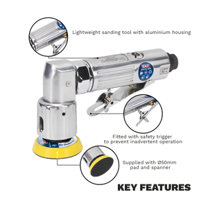 Sealey SA70 Air Orbital Sander 50mm - additional view 6