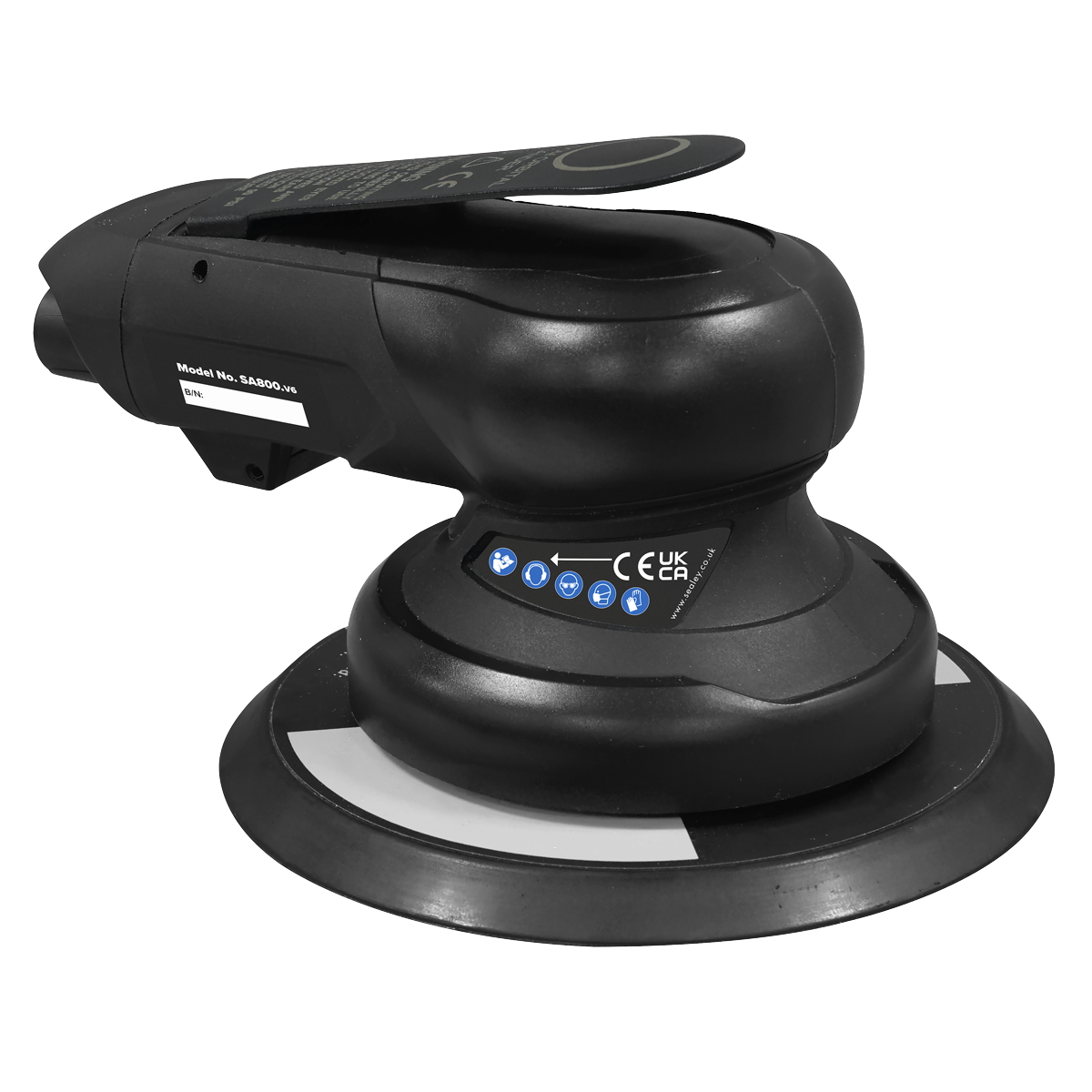 Sealey SA800 Air Palm Orbital Sander Ø150mm - additional view 2