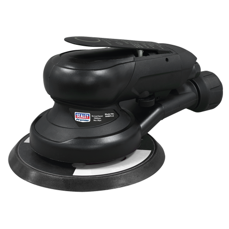 Sealey SA801 Air Palm Orbital Sander Ø150mm Dust-Free