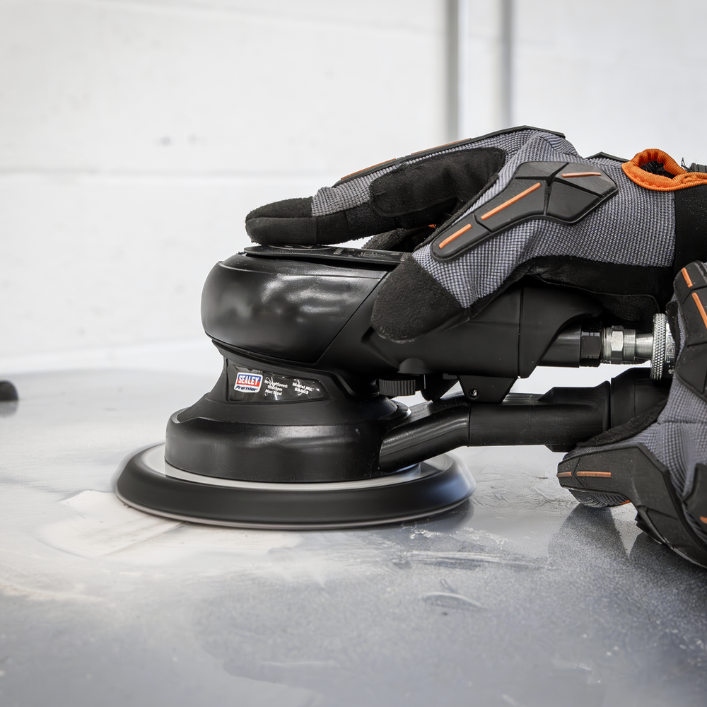 Sealey SA803 Air Palm Orbital Sander Ø150mm Dust-Free - additional view 9