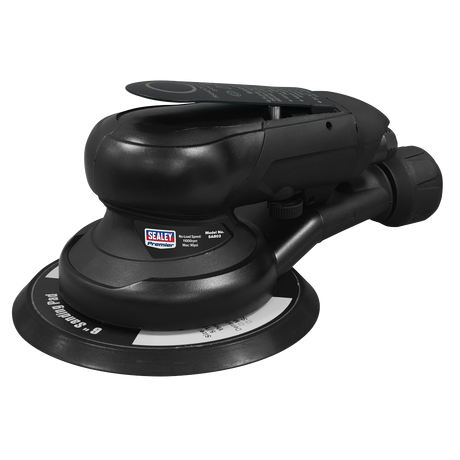 Sealey SA803 Air Palm Orbital Sander Ø150mm Dust-Free
