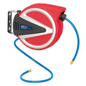Sealey SA814 15m Retractable PU Air Hose Reel 8mm ID