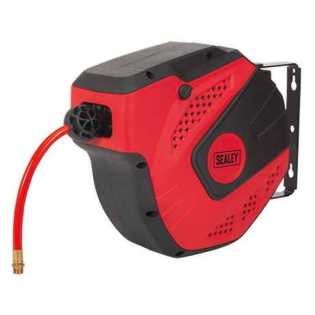 Sealey SA821 10m Auto-Rewind Control PU Air Hose Reel 8mm ID
