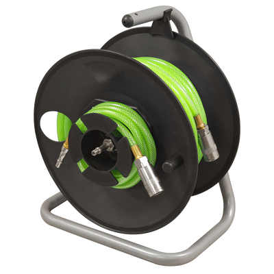 Sealey SA825 20m Portable Manual Air Hose Reel 6mm ID