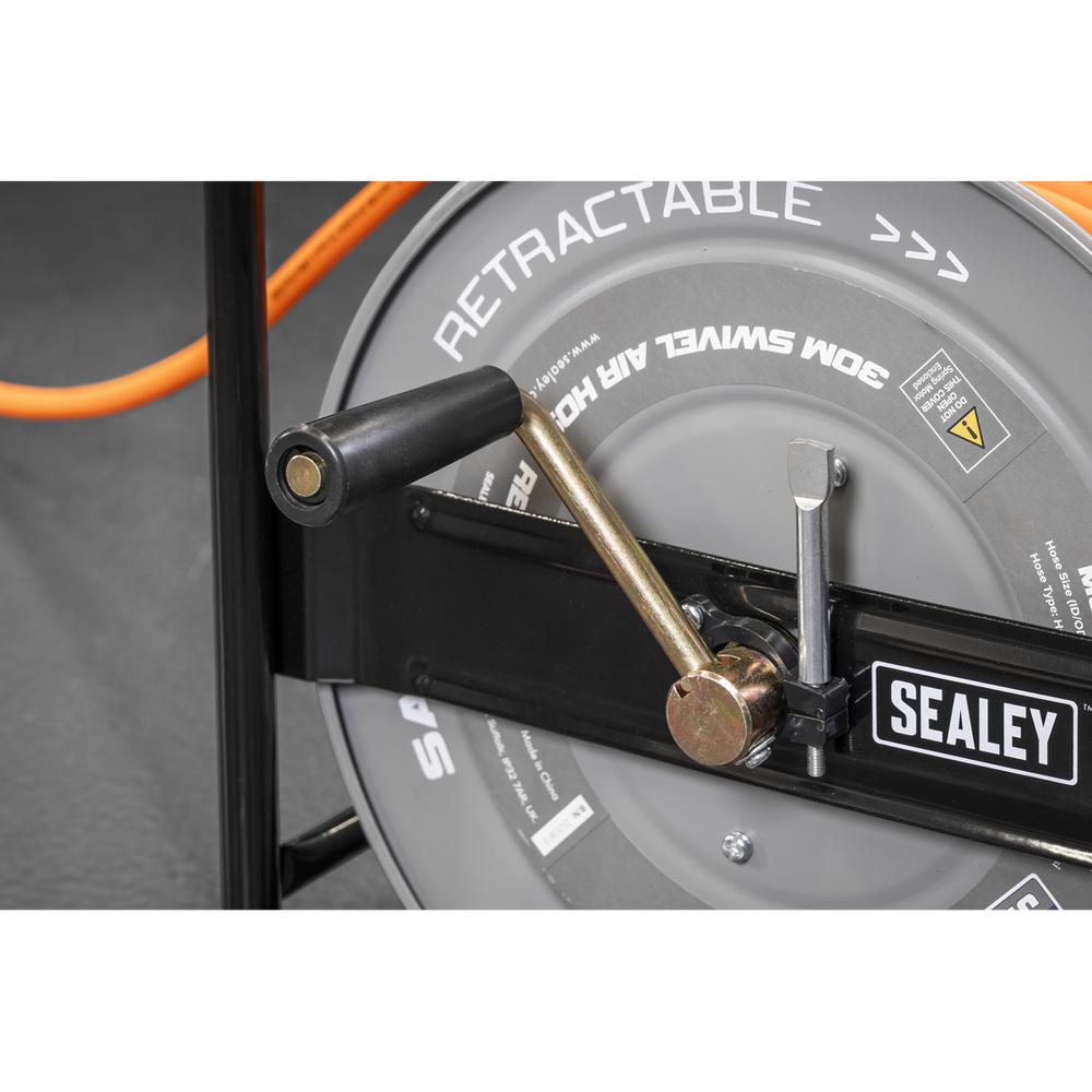 Sealey SA827 30m Swivel Air Hose Reel 6mm ID - additional view 6