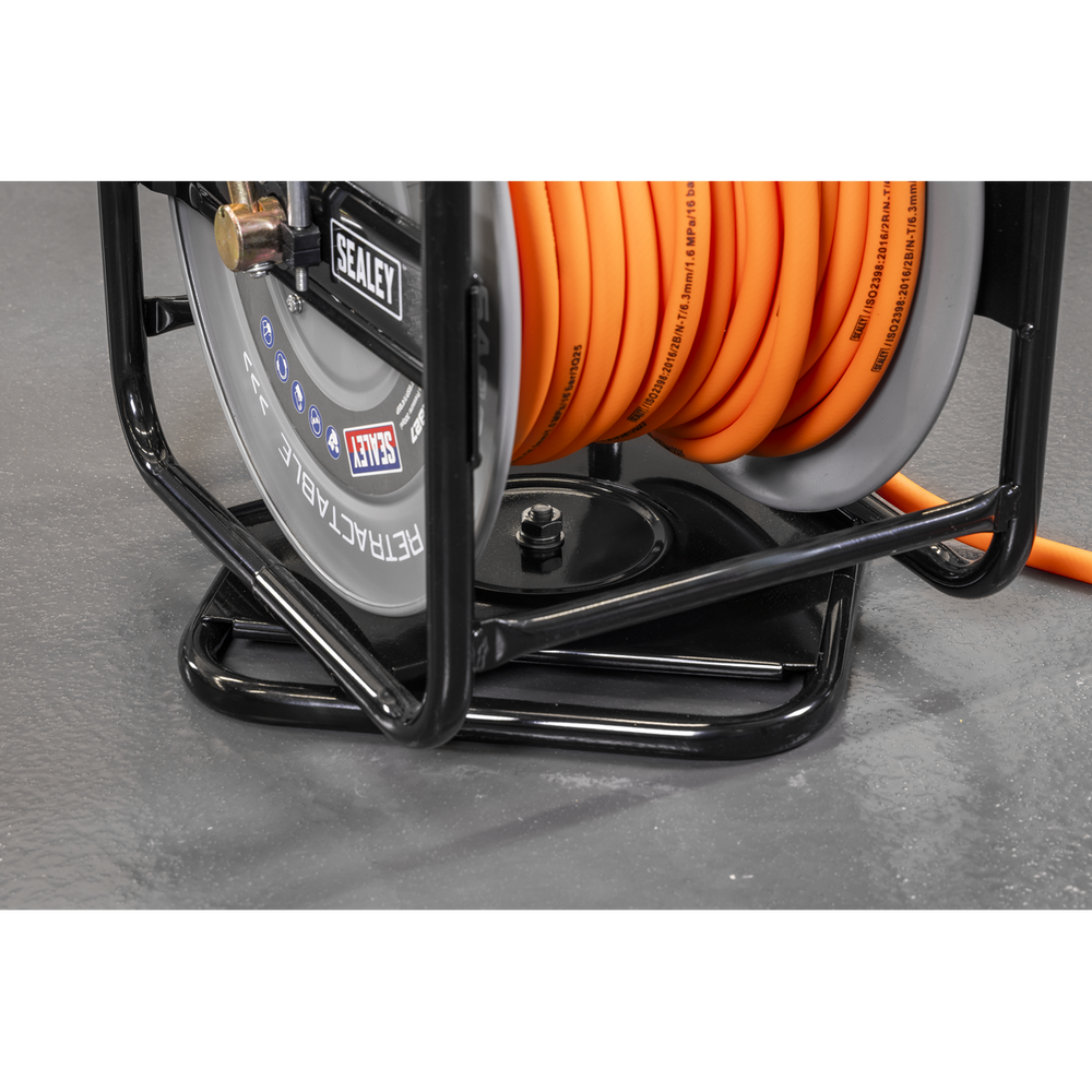 Sealey SA827 30m Swivel Air Hose Reel 6mm ID - additional view 7