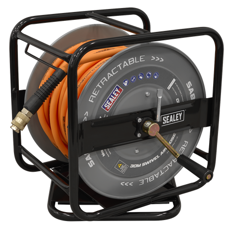 Sealey SA827 30m Swivel Air Hose Reel 6mm ID