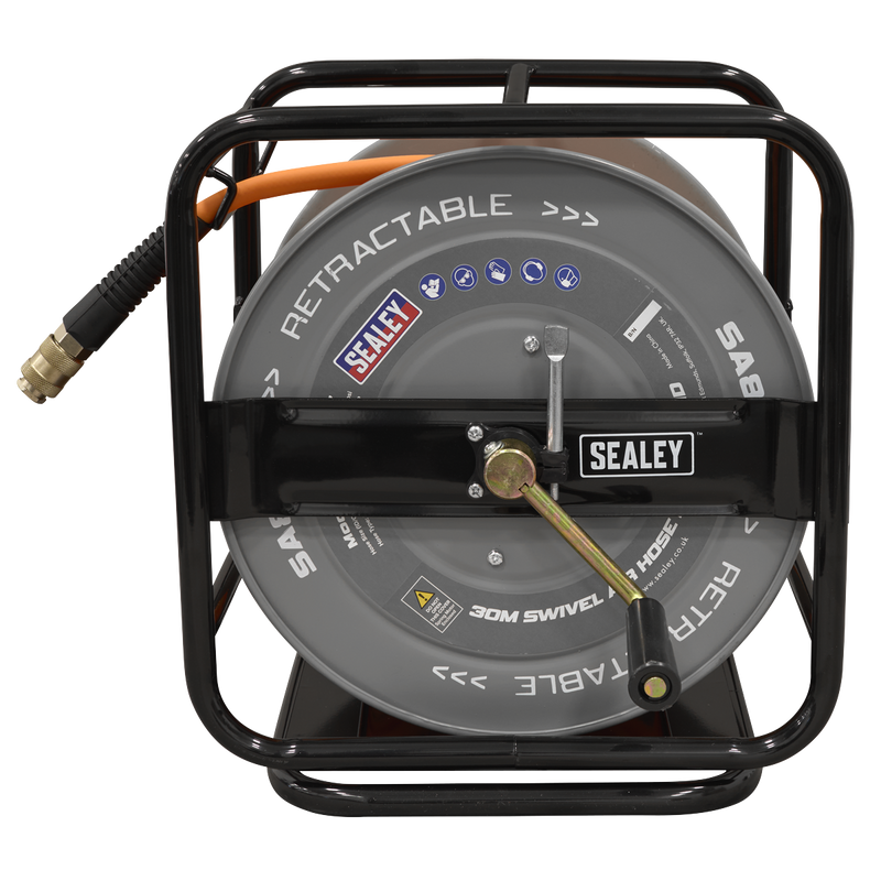 Sealey SA827 30m Swivel Air Hose Reel 6mm ID - additional view 9