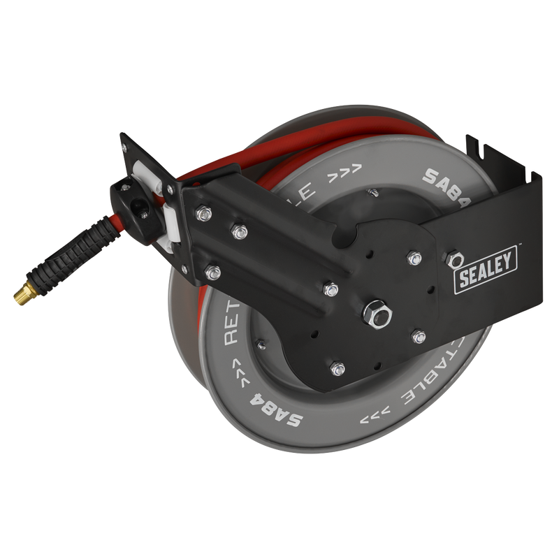 Sealey SA84 8m Retractable Rubber Air Hose with Steel Reel 10mm ID - additional view 3