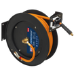 Sealey SA841HY 15m Retractable High-Visibility Hybrid Air Hose with Steel Reel 10mm ID