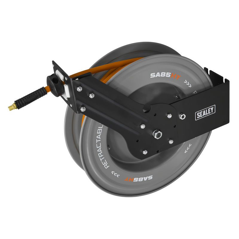 Sealey SA85HY 20m Retractable High-Visibility Hybrid Air Hose with Steel Reel 10mm ID - additional view 3