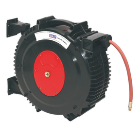 Sealey SA8812 15m Retractable Rubber Air Hose Reel 13mm ID