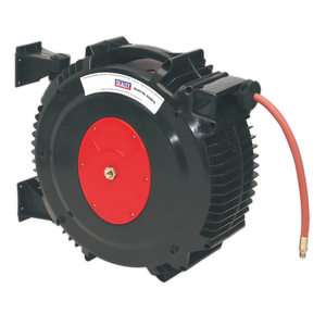Sealey SA8812 15m Retractable Rubber Air Hose Reel 13mm ID