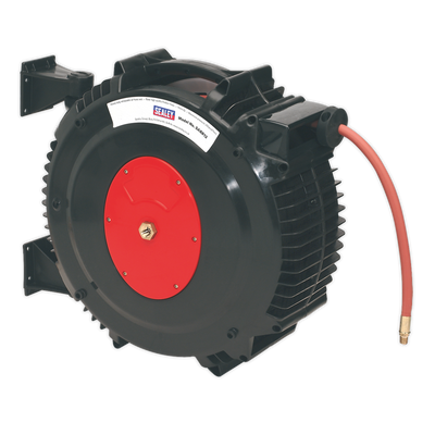 Sealey SA8812 15m Retractable Rubber Air Hose Reel 13mm ID