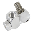 Sealey SA900 Z-Swivel Air Hose Connector with Regulator 1/4"BSP