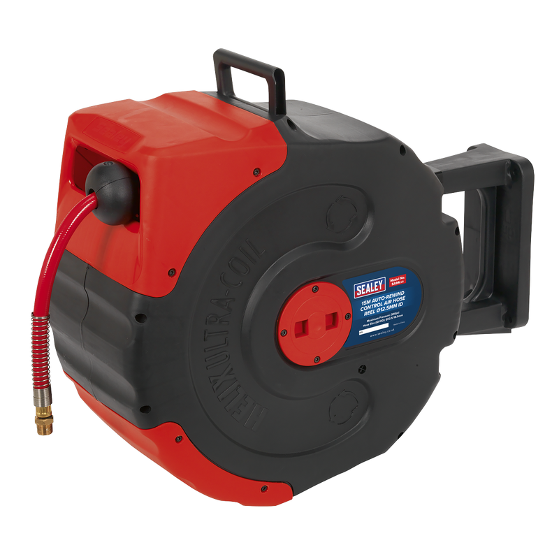 Sealey SA94 15m Auto-Rewind Control Air Hose Reel 12.5mm ID - additional view 2