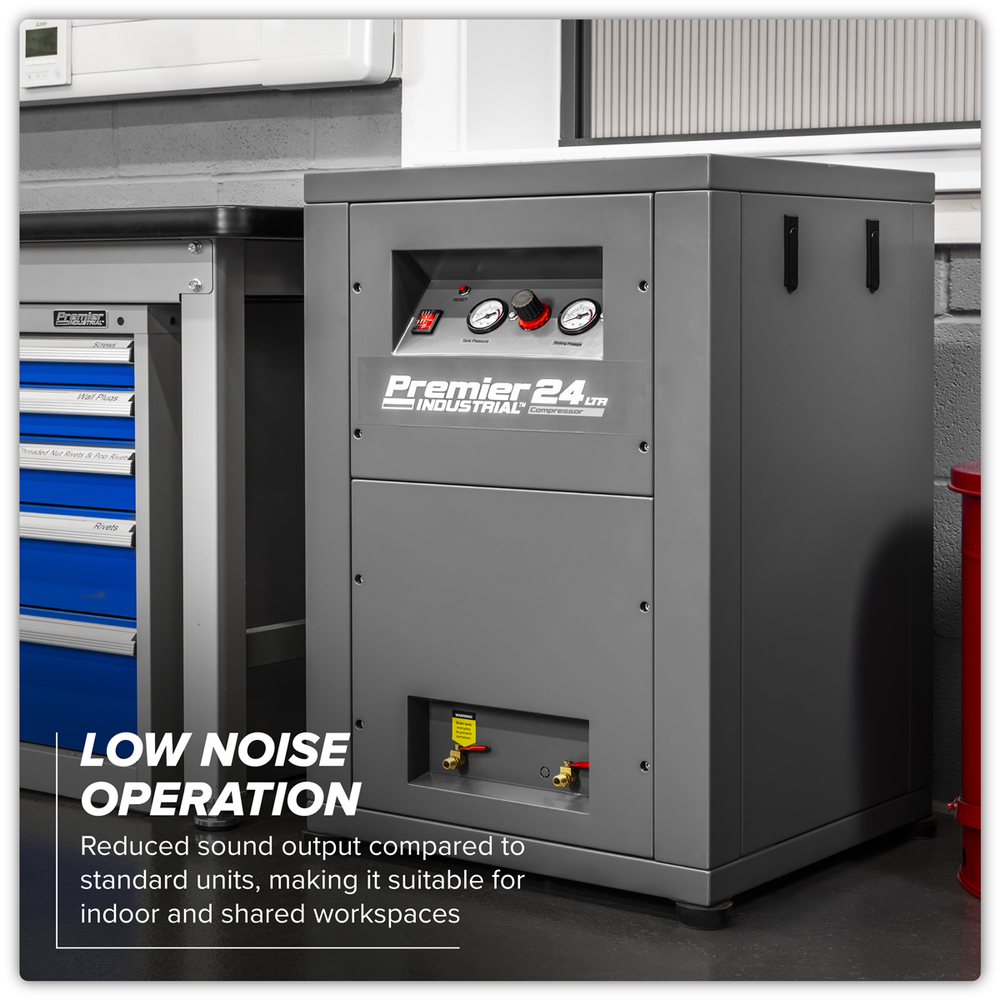 Sealey SAC01VLN 24L Oil Free Low Noise Direct Drive Air Compressor 3hp - additional view 3