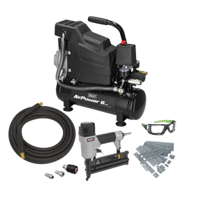 Sealey SAC0620AKIT Air Compressor/Air Nail/Staple Gun Kit