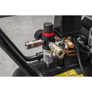 Sealey SAC10001S 100L Oil Free Low Noise Direct Drive Air Compressor 2 x 2hp - additional view 3