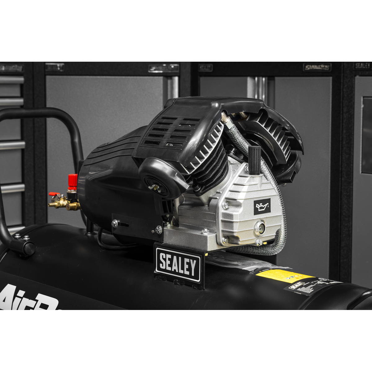 Sealey SAC10002 Air Compressor 100L V-Twin Oil Free Direct Drive 3hp - additional view 7