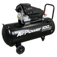Sealey SAC10030VA 100L V-Twin Direct Drive Air Compressor 3hp