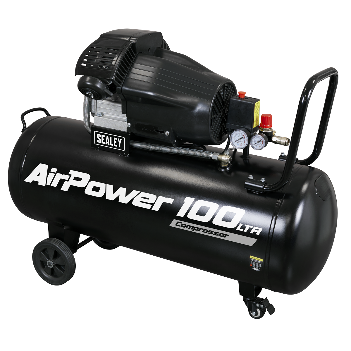 Sealey SAC10030VA 100L V-Twin Direct Drive Air Compressor 3hp - additional view 2