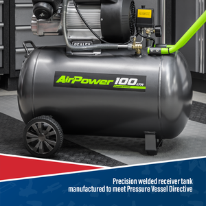 Sealey SAC10030VE 100L V-Twin Direct Drive Air Compressor 3hp - additional view 3