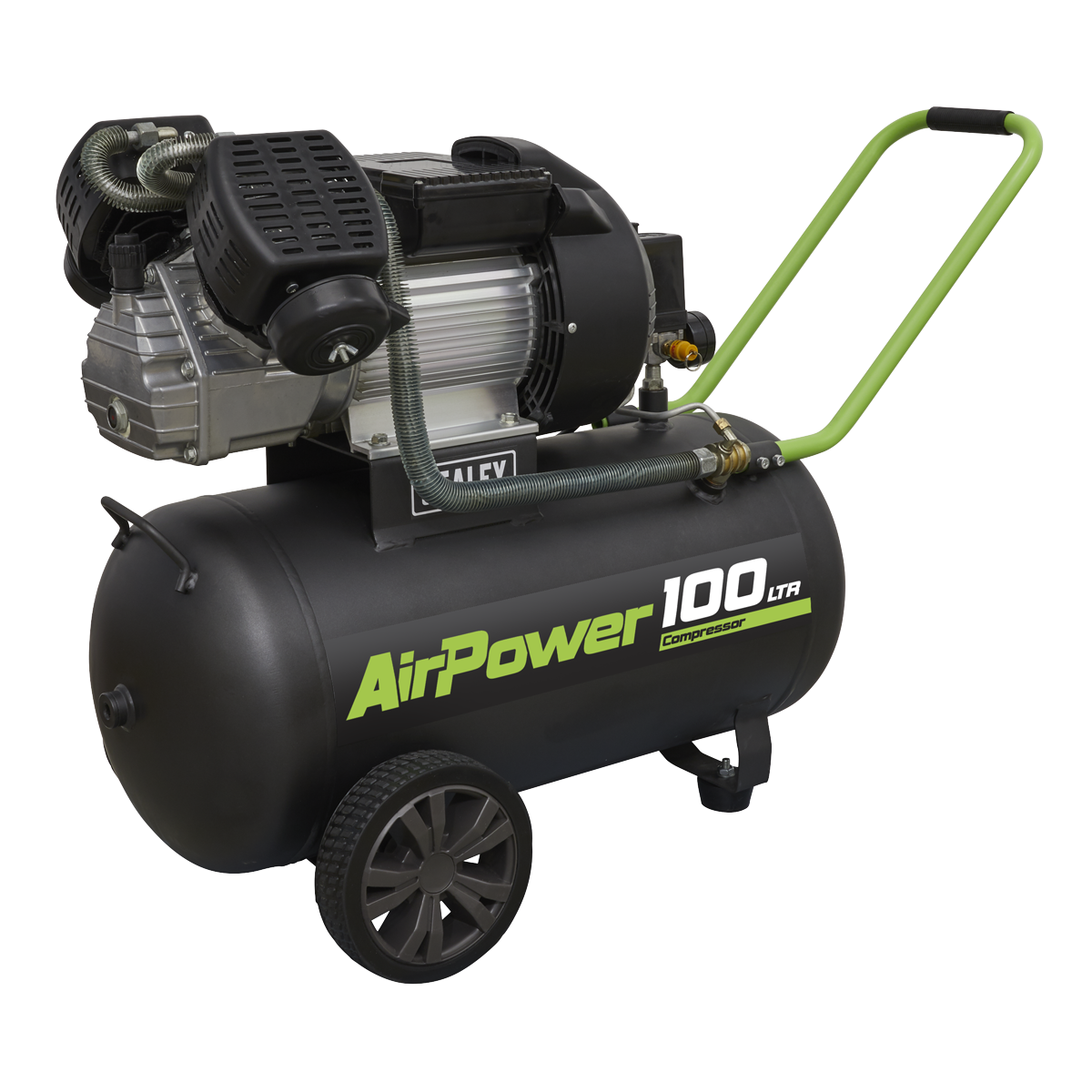 Sealey SAC10030VE 100L V-Twin Direct Drive Air Compressor 3hp - additional view 2