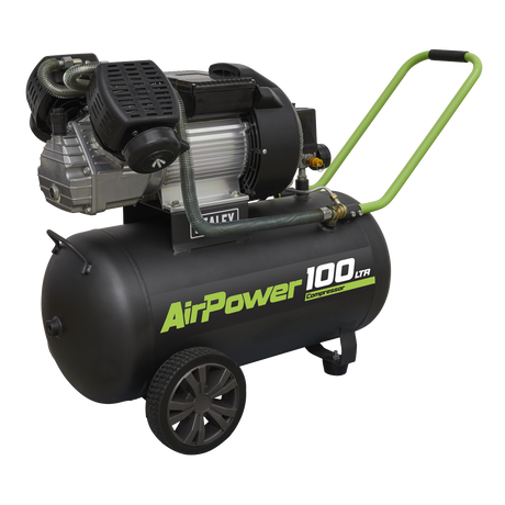 Sealey SAC10030VE 100L V-Twin Direct Drive Air Compressor 3hp - additional view 2
