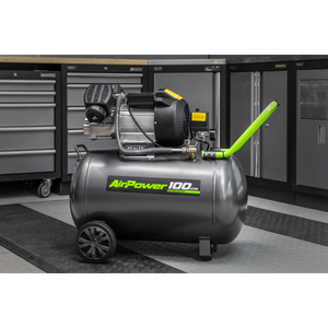 Sealey SAC10030VEKIT 100L Direct Drive V-Twin Air Compressor 3hp with Air Accessory Kit - additional view 4