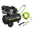 Sealey SAC10030VEKIT 100L Direct Drive V-Twin Air Compressor 3hp with Air Accessory Kit