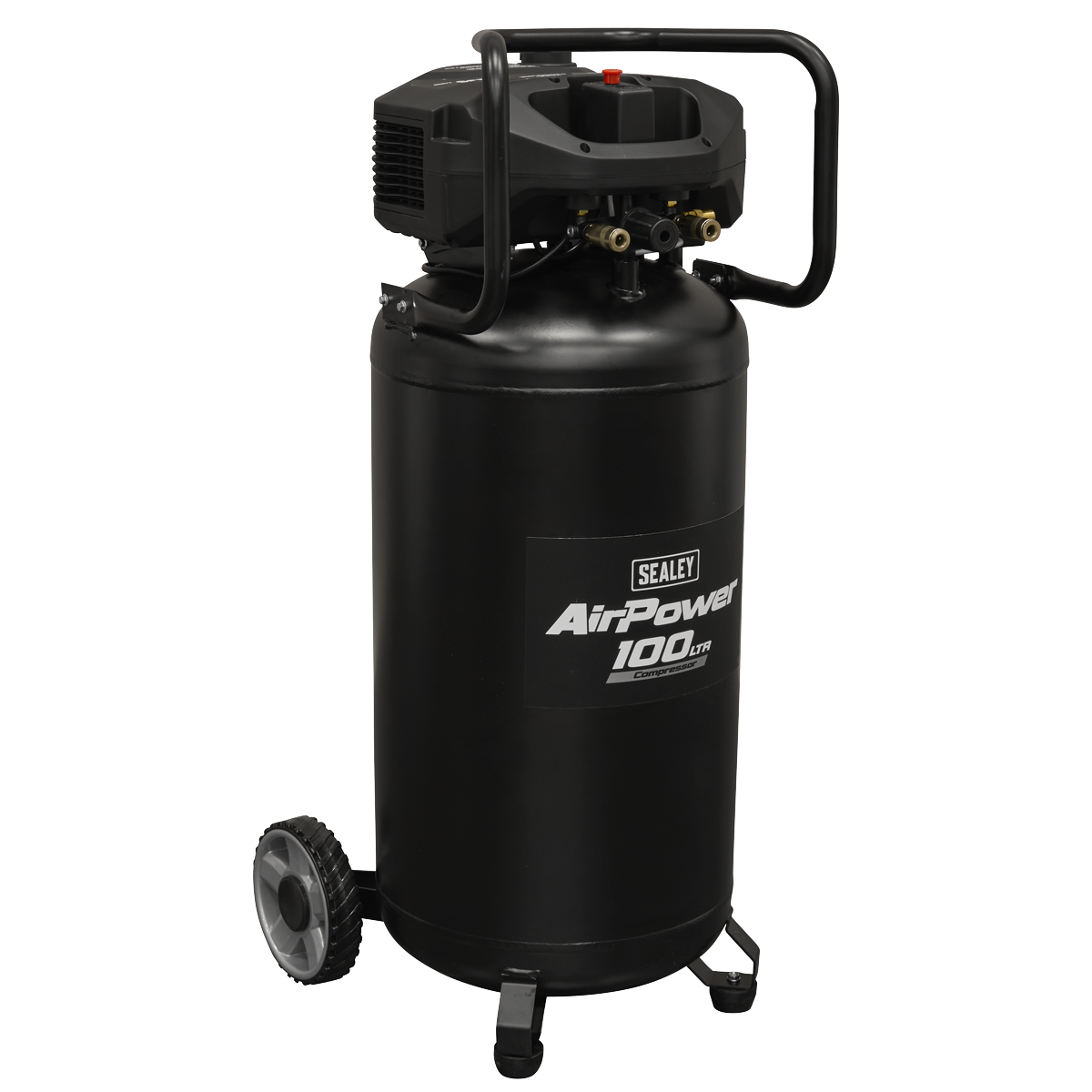 Sealey SAC100V 100L Oil Free Belt Drive Vertical Compressor 2.5hp - additional view 2