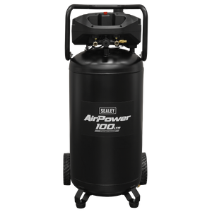 Sealey SAC100V 100L Oil Free Belt Drive Vertical Compressor 2.5hp - additional view 3