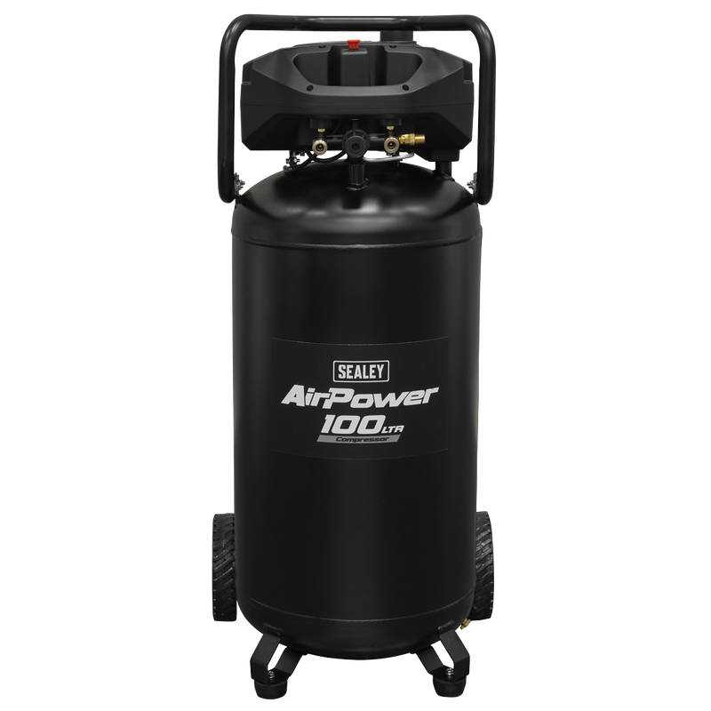 Sealey SAC100V 100L Oil Free Belt Drive Vertical Compressor 2.5hp - additional view 3