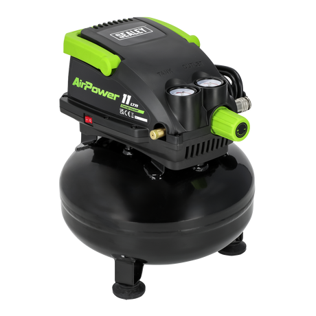 Sealey SAC1100 11L Oil Free Direct Drive Air Compressor 0.5hp