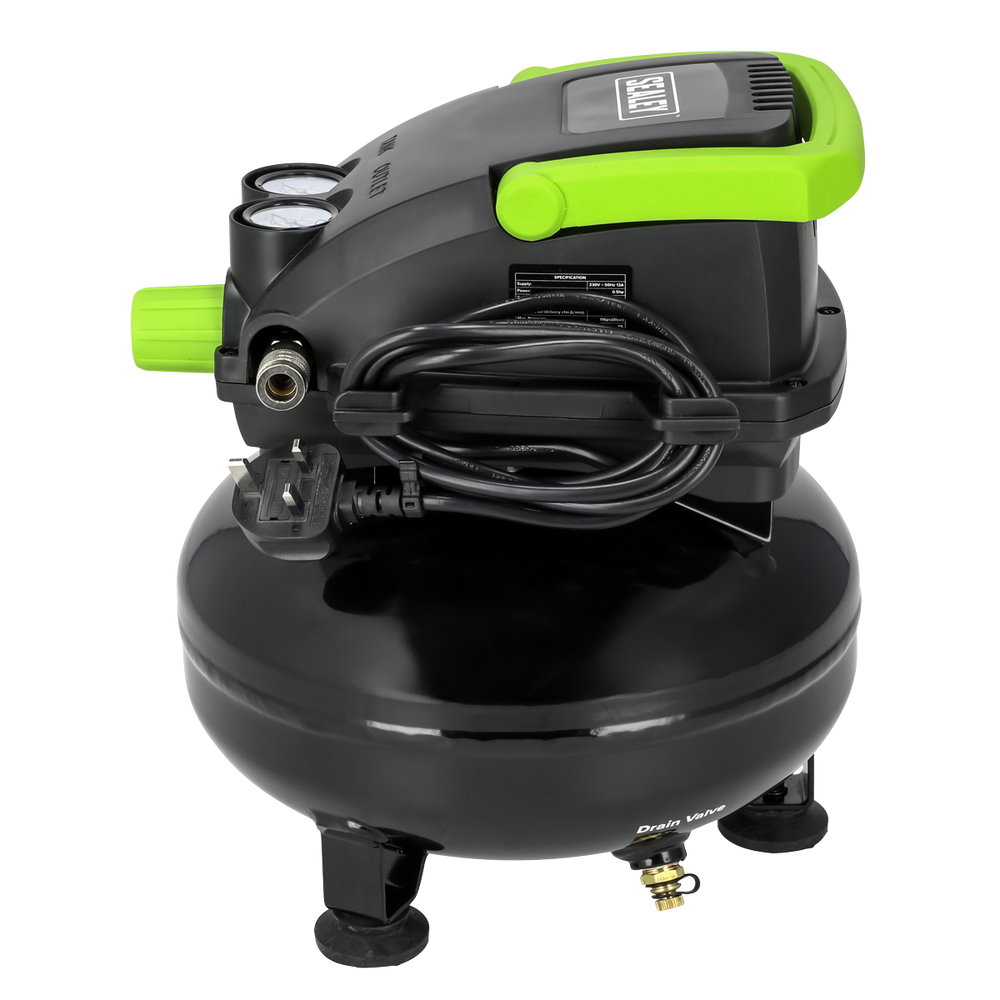 Sealey SAC1100 11L Oil Free Direct Drive Air Compressor 0.5hp - additional view 2
