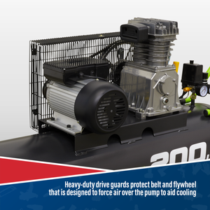 Sealey SAC20030B 200L Belt Drive Air Compressor 3hp - additional view 4