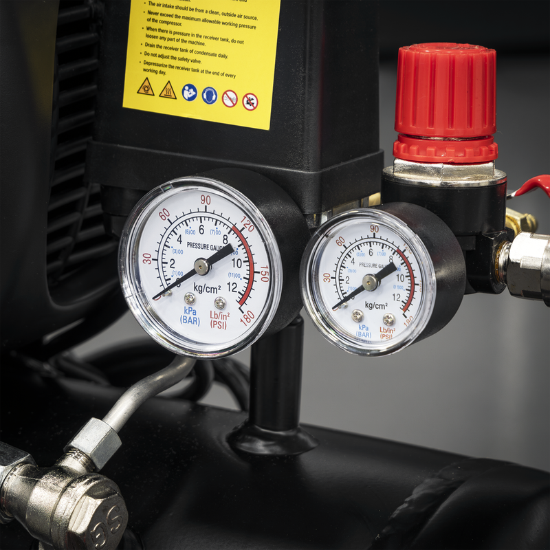Sealey SAC2420A 24L Direct Drive Air Compressor 2hp - additional view 6