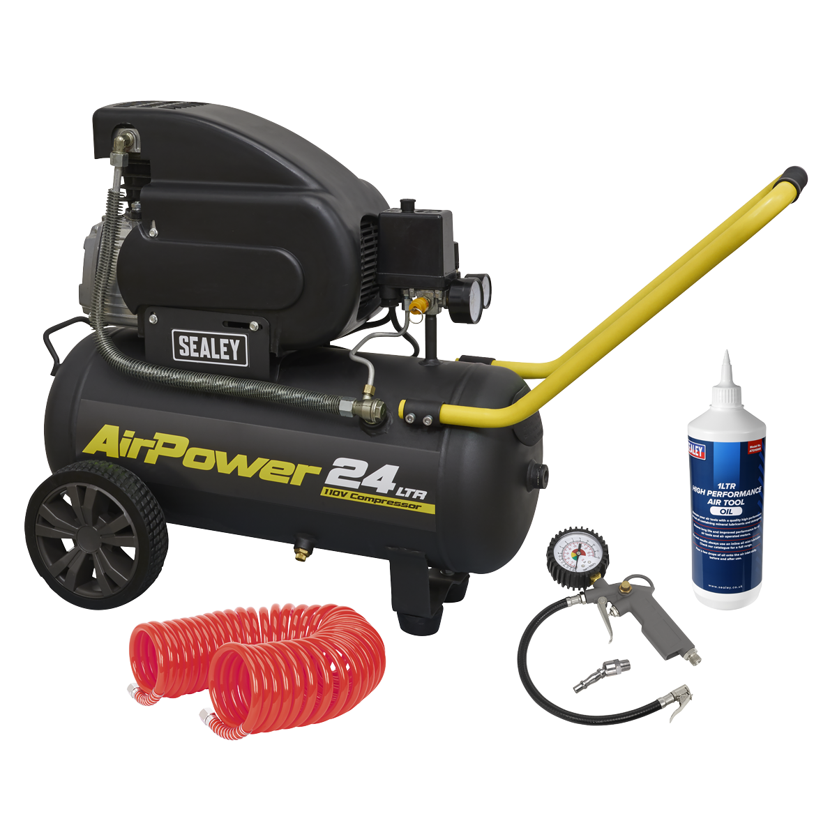 Sealey SAC2420E110VSC 24L Direct Drive Air Compressor Combo 2hp 110V