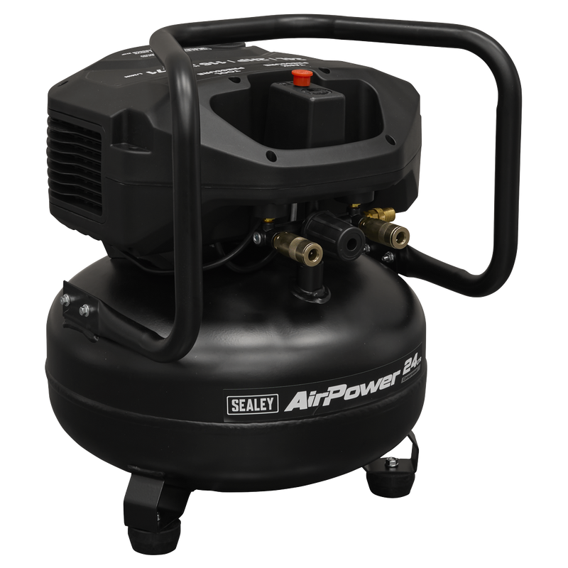 Sealey SAC24V 24L Oil Free Belt Drive Vertical Compressor 2hp - additional view 5