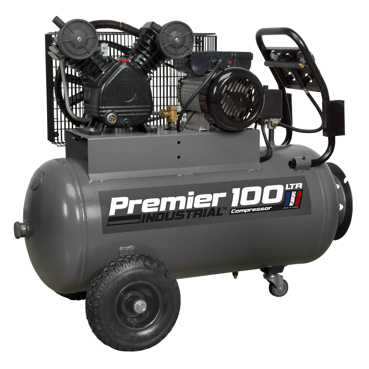 Sealey SAC3103B Premier 100L Belt Drive Air Compressor with Front Control Panel 3hp - additional view 7