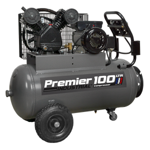 Sealey SAC3103B Premier 100L Belt Drive Air Compressor with Front Control Panel 3hp - additional view 7
