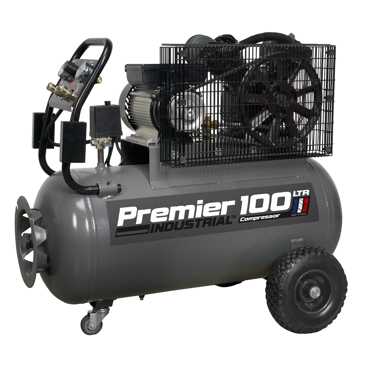 Sealey SAC3103B Premier 100L Belt Drive Air Compressor with Front Control Panel 3hp - additional view 8