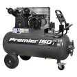 Sealey SAC3153B Premier 150L Belt Drive Air Compressor with Front Control Panel 3hp