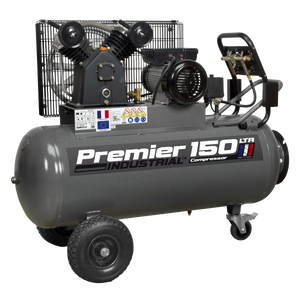 Sealey SAC3153B Premier 150L Belt Drive Air Compressor with Front Control Panel 3hp - additional view 7