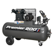 Sealey SAC3203B3PH Premier 200L Belt Drive Air Compressor with Front Control Panel
